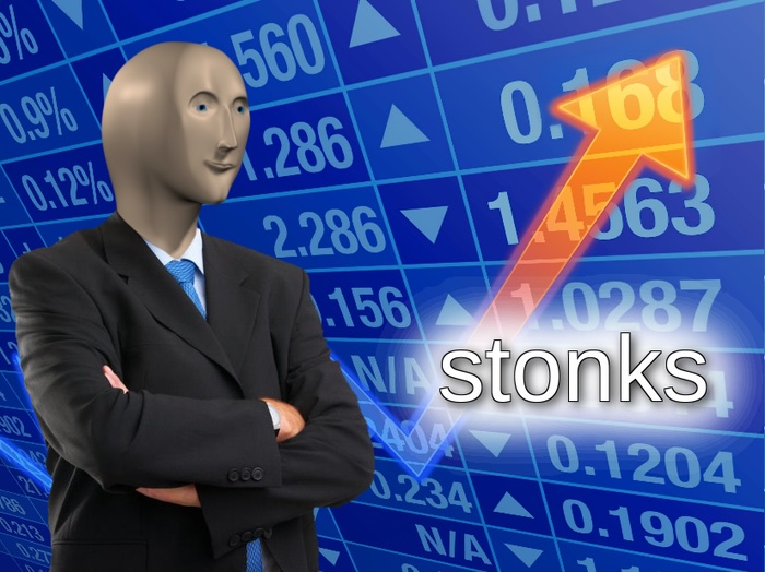 The original Stonks meme
